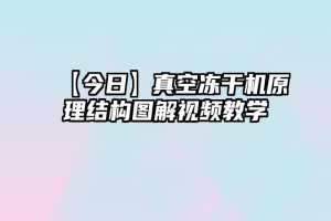 【今日】真空冻干机原理结构图解视频教学