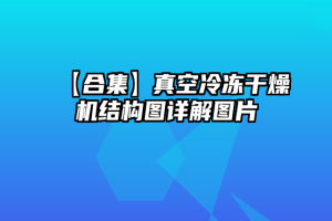 【合集】真空冷冻干燥机结构图详解图片