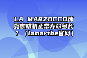 LA MARZOCCO辣妈咖啡机正常寿命多长？（lamarthe官网）