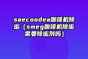 saecoodea咖啡机除垢（smeg咖啡机除垢需要除垢剂吗）