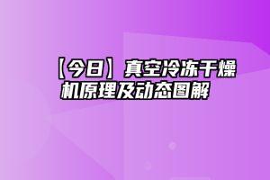 【今日】真空冷冻干燥机原理及动态图解