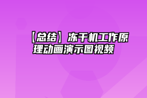 【总结】冻干机工作原理动画演示图视频